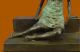 Henry Moore Bronze Skulptur Zurücklehnende Frau Signiert Sammler Ausgabe Figur Antike Bild 6
