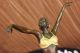Skulptur Statue Tänzer Signiert Art Deco Philippe Bronze Marmorbasis Heißgieß Antike Bild 3