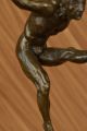 Bronze Skulptur Vitaleh Männlicher Jongleur Verbundene Augen Nackt Antike Bild 9