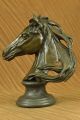 Bronze Skulptur Milo Büste Pferdekopf Art Deco Figur Antike Bild 3