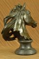 Bronze Skulptur Milo Büste Pferdekopf Art Deco Figur Antike Bild 6
