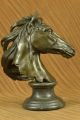 Bronze Skulptur Milo Büste Pferdekopf Art Deco Figur Antike Bild 7