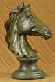Bronze Skulptur Milo Büste Pferdekopf Art Deco Figur Antike Bild 8