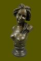 Erotisch Sinnliche Hautfarben Buchse Damen Büste Signiert Bronze Marmorbild Antike Bild 4