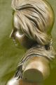 Erotisch Sinnliche Hautfarben Buchse Damen Büste Signiert Bronze Marmorbild Antike Bild 7