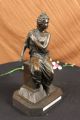 Der Träger Spezielle Schwere Bronze Gegossen Pure Nackte Frau Skulptur Antike Bild 9