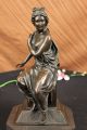Der Träger Spezielle Schwere Bronze Gegossen Pure Nackte Frau Skulptur Antike Bild 2