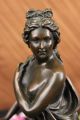 Der Träger Spezielle Schwere Bronze Gegossen Pure Nackte Frau Skulptur Antike Bild 5