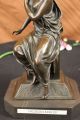 Der Träger Spezielle Schwere Bronze Gegossen Pure Nackte Frau Skulptur Antike Bild 6