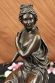 Der Träger Spezielle Schwere Bronze Gegossen Pure Nackte Frau Skulptur Antike Bild 7