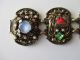 Vintage Selro Armband Strass Kunststeine Rs Art Glass Bracelet Bookpiece Rare Schmuck & Accessoires Bild 2