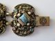 Vintage Selro Armband Strass Kunststeine Rs Art Glass Bracelet Bookpiece Rare Schmuck & Accessoires Bild 4