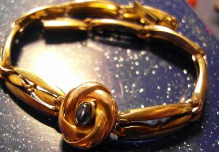 Wunderschönes Antikes Armband M.  Safir Cabuchon Antik Schmuck In Gold Selten Bild