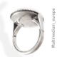 Biedermeier Silber Ring Karneol Gemme Intaglio Kamee Silver Ring Carnelian Schmuck nach Epochen Bild 4