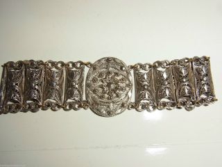 Silber Trachten Armband Friesland - Silberarmband Friesische Tracht 835 Silber Bild