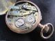 Gold Email Damen Taschenuhr 14 Karat Schweiz Antik Pocket Watch Intakt Taschenuhren Bild 3