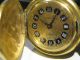 Dugena Classic Damentaschenuhr Mechanisch Handaufzug,  Vergoldet Taschenuhren Bild 4