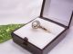 Diamant - Ring & Akoya - Perle: 585er Rotgold: Handarbeit Um 1900: Gr.  : 61 / 19,  4 Mm Ringe Bild 2