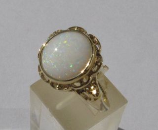 Opal - Ring In Gelbgold Ansehen Bild