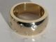 Massiver 585 Diamant Gelbgold Ring Goldring Ehering Verlobungsring Gold Ring Ringe Bild 4