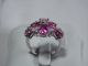 Art_deco 925er Silberring 10x Rosa Turmaline Massiv: 4,  25 Gr.  Design Schmuck nach Epochen Bild 2