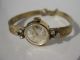 Antike 585 Diamantuhr Gelbgold Armbanduhr Gold 6 Diamanten Uhr Geht Richtig Uhren Bild 1