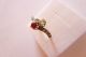 Sehr Exclusiver Prachtvoller Jugendstil Art Nouveau Ring Gold 585 Rubindiamanten Ringe Bild 2