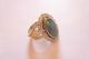Sehr Exclusiver Prachtvoller Ring W - Gold 585 Große Opaltriplette Und Saphire Ringe Bild 1