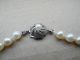 Antikes Perlen - Ketten Collier Kurze Kette,  Verschluss 835 Gepunzt,  Top Ketten Bild 5