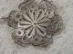 Antik Anhänger Filigran Silber Silberdraht Perlrand Verziert Blume 4,  5 Cm Dm 9gr Schmuck & Accessoires Bild 2