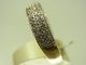 Schöner Diamant Ring 333 Gelbgold Weißgold Mit 20 Diamanten Ca 0,  20 Ct Ringe Bild 2