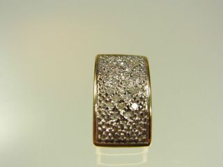 Schöner Diamant Anhänger 333 Gelbgold Mit 20 Diamanten Ca 0,  15 Carat Bild