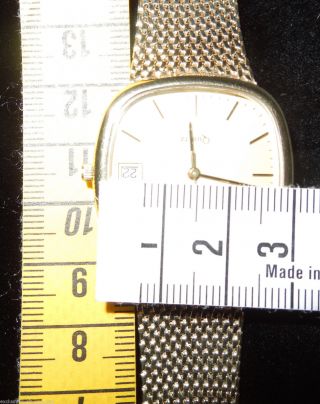 ♛ Luxus Massive Echt Gold 333/9 Karat Gelbgold Armbanduhr 53 Gramm Schwer Herren Bild