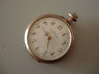 Alpina Union Horlogere 800er Silber Damen Taschenuhr Um1900 Ansehen Bild