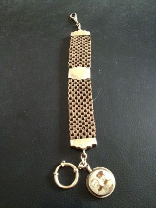 Uhrenkette Haarkette Mit Soldatenbild Taschenuhr - Kette Bild