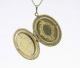 Antikes,  Ovales Medaillon Aus Vergoldetem Messing Schmuck & Accessoires Bild 1