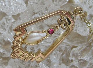 Gold Kette Artdecoschmuck In Aus Gold Collier Perlen Kette Artdecokette Art Deco Bild