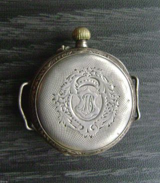 Uhr - Silberuhr 10 Rubis Remontoir Funktionstüchtig Bild