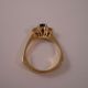 585 Gold Entourage Diamant Kashmir Saphir Ring Ringe Bild 3
