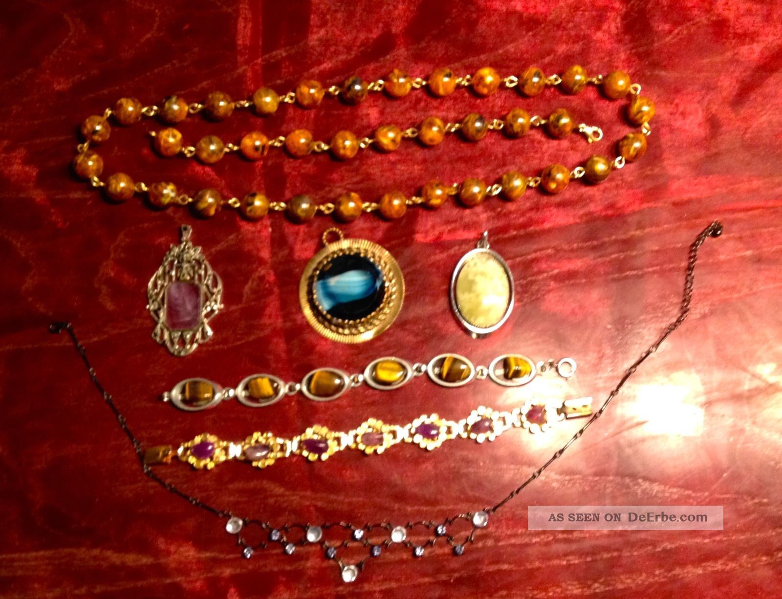 Konvolut Antiker Schmuck 8 Teile Schmuck & Accessoires Bild