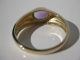 333 Gold Ring Mit Lila Stein,  8 Kt Goldring,  Gelbgold Ringe Bild 4