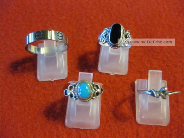 Konvolut Ring,  Stein,  Silber,  925,  835,  Sammlung,  Erbschaft,  Von Oma,  Nachlass Schmuck & Accessoires Bild