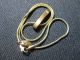 Goldige Halskette Kette Gliederkette Elegant Mit Bes.  Anhänger Funkelnd Modern Schmuck & Accessoires Bild 3