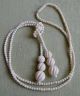 Art Deco Bein Perlen Kette Halskette Beinkette Länge 82 Cm Schmuck nach Epochen Bild 1