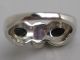 825 Silber Ring Mit Farbsteinen Und Markasiten,  Silberring Alt,  Fingerschmuck Ringe Bild 1