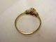 Alter 333 Gold Ring Mit Granat Im Art Deco 16,  5 Mm Ringe Bild 1