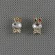 1x Fashion Punk Jewelry Men Jewellery Pendant Earrings Ohrschmuck Xf226a Rabbit Schmuck & Accessoires Bild 1