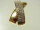 Schöner Diamant Anhänger 333 Gelbgold Weißgold Mit 49 Diamanten Ca 0,  50 Carat Schmuck & Accessoires Bild 2