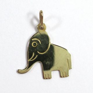 489 - Kleiner Anhänger Elefant Aus Gold 333 - - - Video - 1509/24 - Bild