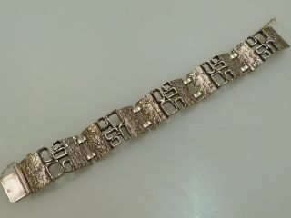 60`s Vintage Armband Silber 835 Handarbeit 1960 Sixties Bracelet Bild